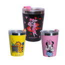 Copo Térmico com Tampa Viagem 300ml Zona Criativa Personagens Batman Toy Story Garfield Monstros SA Disney Pixar